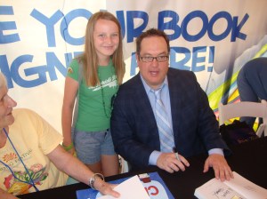 My daughter Kaylee with the very funny Mr. Skye