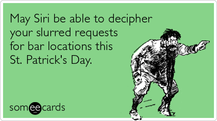 Siri St. Patrick's Day